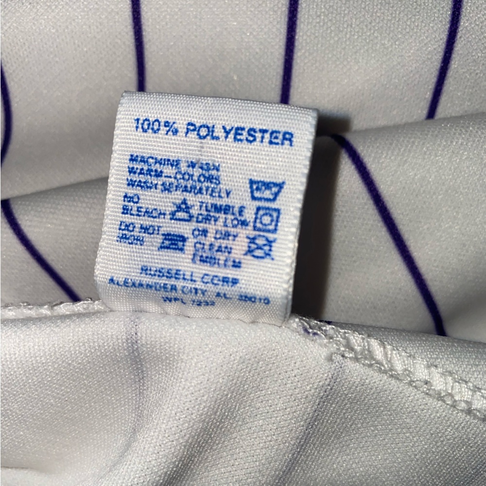 Vintage Colorado Rockies Baseball Jersey Russell Athletic Diamond Collection - Picture 7 of 13